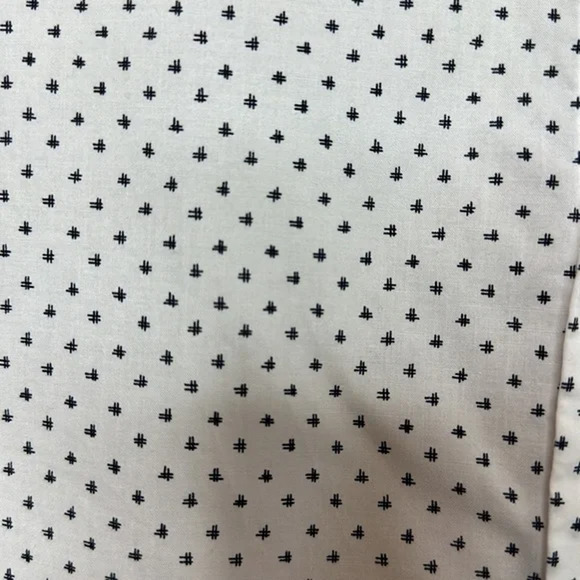 Vince Classic Fit Micro Print Button Down Shirt Short Sleeve Size Large - Picture 4 of 7